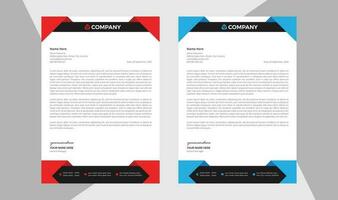 modern business and corporate letterhead template vector