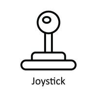 Joystick Vector   outline Icon Design illustration. Multimedia Symbol on White background EPS 10 File