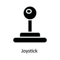 Joystick Vector   solid Icon Design illustration. Multimedia Symbol on White background EPS 10 File