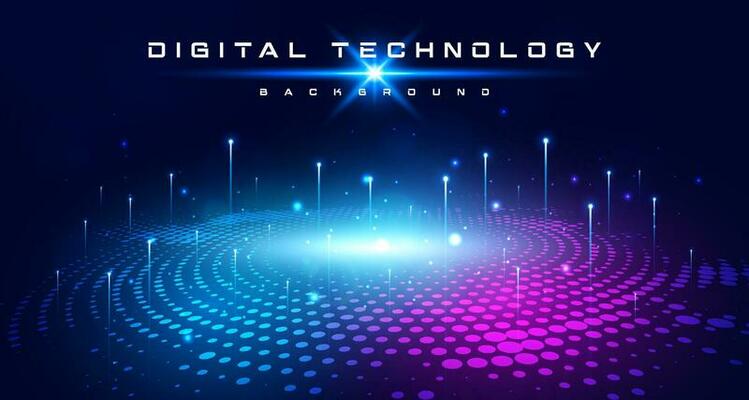 Digital technology speed internet network connection blue purple background, cyber information, abstract data connect communication, innovation metaverse futuristic tech, Ai big data, illustration 3d