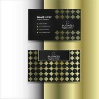 Business card template design vector