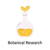 Botanical Research Vector Flat Icon Design illustration. Nature and ecology Symbol on White background EPS 10 File