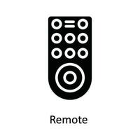 Remote Vector   solid Icon Design illustration. Multimedia Symbol on White background EPS 10 File