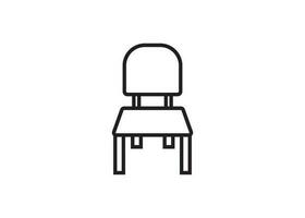 chair icon design vector
