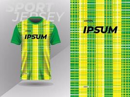 yellow and green sports jersey football soccer racing gaming motocross cycling running vector