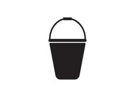 bucket icon design vector