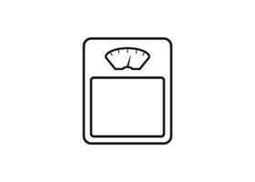 scale icon design vector