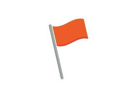 orange flag icon design vector