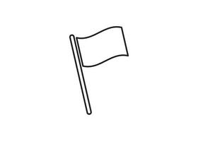 blanco bandera icono diseño vector