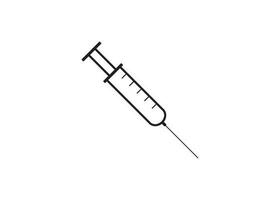 syringe icon design template vector isolated