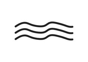 wave icon design vector