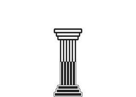 pillar icon design vector