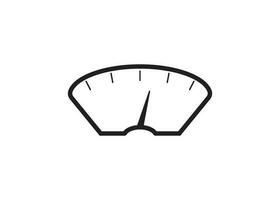 scale icon design vector