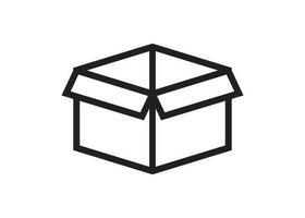 vector de diseño de icono de caja