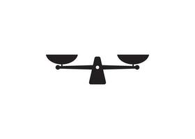 scale icon design vector