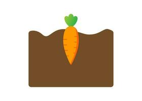 Zanahoria icono diseño vector