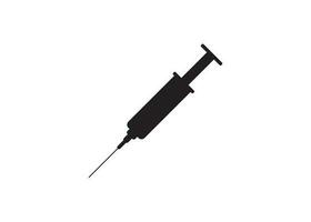 syringe icon design template vector isolated