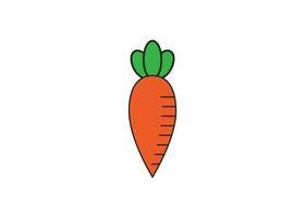 Zanahoria icono diseño vector