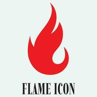 Flame logo design template illustration. vector