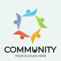 Community, network and social icon vector