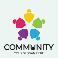 Community, network and social icon vector