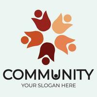 Community, network and social icon vector