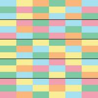 Pattern of rectangles of pastel colors vector