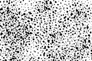 Black spots texture background on white background vector