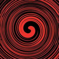 Design hypnotic effect in red vector