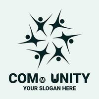 Community, network and social icon vector