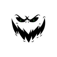 Cartoon Monster Faces. Vector art illustration for monster face character. Vector eps 10