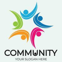 Community, network and social icon vector