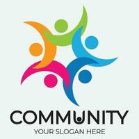 Community, network and social icon vector