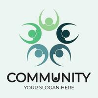 Community, network and social icon vector