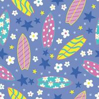 Surf seamless pattern. Summer seamless pattern, Summer background. vector