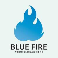 Flame logo design template illustration. vector