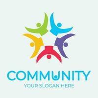 Community, network and social icon vector