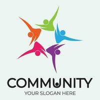 Community, network and social icon vector