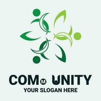 Community, network and social icon vector