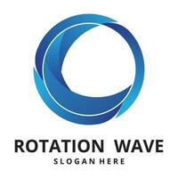 Sea waves icon logo design vector