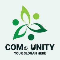 Community, network and social icon vector