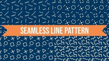 Seamless Line Pattern Geometric vector