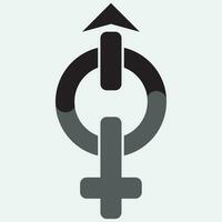 gender illustration logo. vector