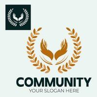 Community, network and social icon vector