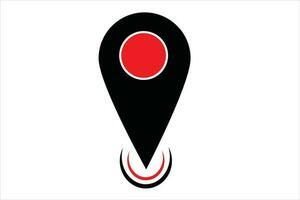 Location, pin, pointer icon map gps pointer mark vector