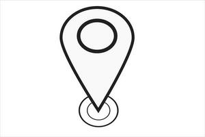 Location, pin, pointer icon map gps pointer mark vector