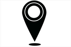 Location, pin, pointer icon map gps pointer mark vector