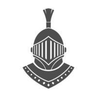 Gladiator, spartan logo design vector