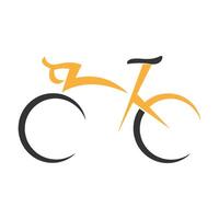 Bicycle logo icon design vector