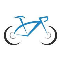 Bicycle logo icon design vector